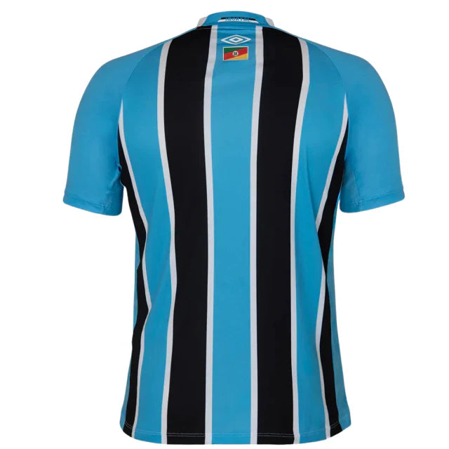 Camisa Grêmio I 25/26 - Torcedor - Masculino - Azul, Preto e Branco
