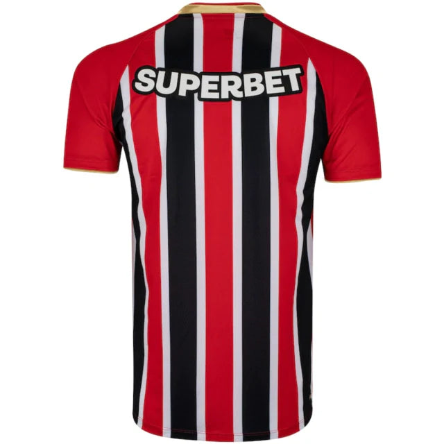Camisa São Paulo II 25/26 - Torcedor - Masculino - Vermelho e Preto