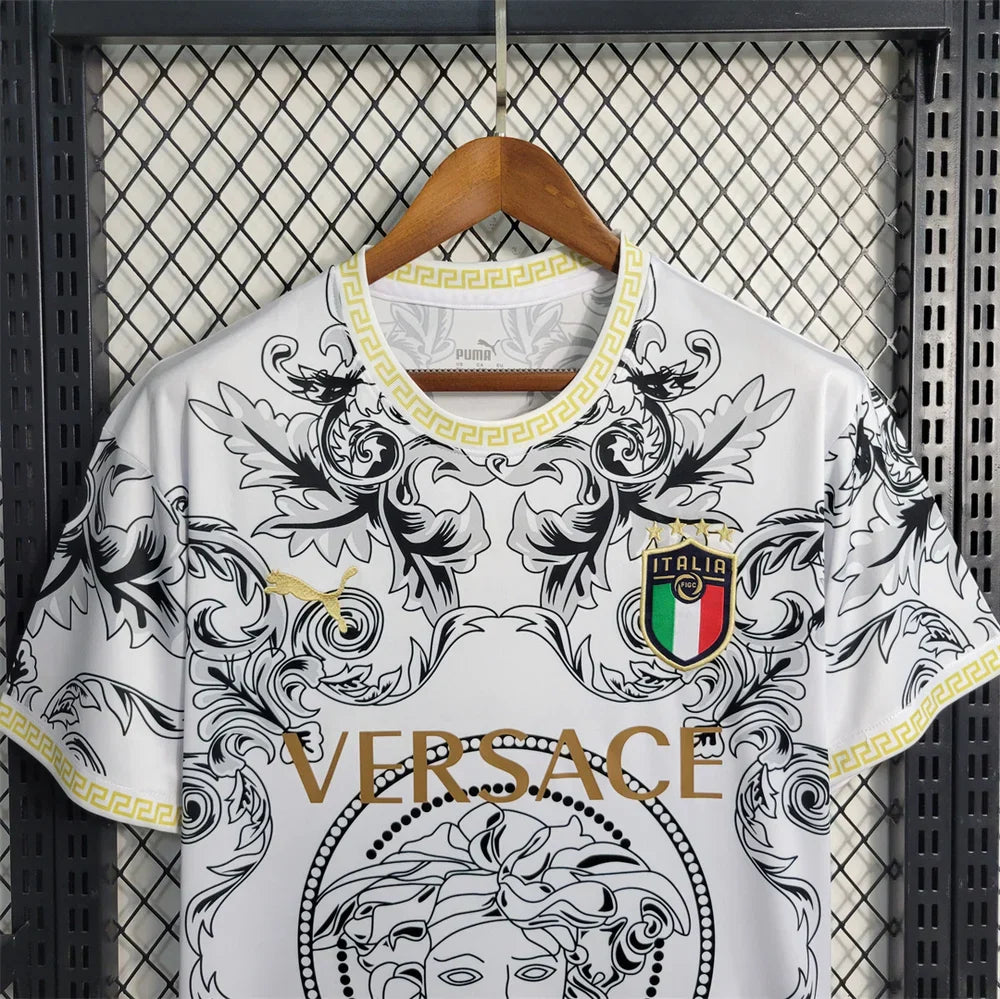 ITALY 2023 CONCEPT VERSACE WHITE HOME SHIRT