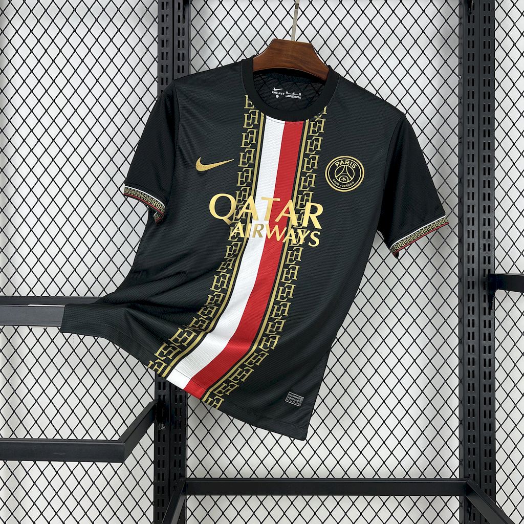 Paris Saint-Germain 2025/26 Black and Gold
