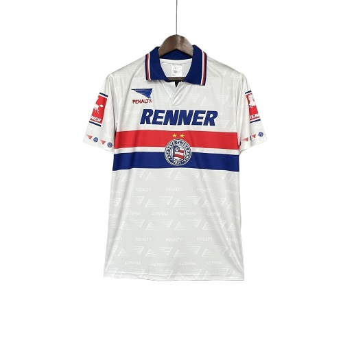 Camisa Bahia Retrô 1996  - Torcedor - Masculino - Branca