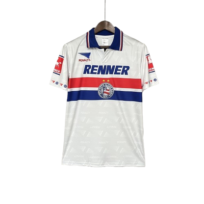 Camisa Bahia Retrô 1996  - Torcedor - Masculino - Branca