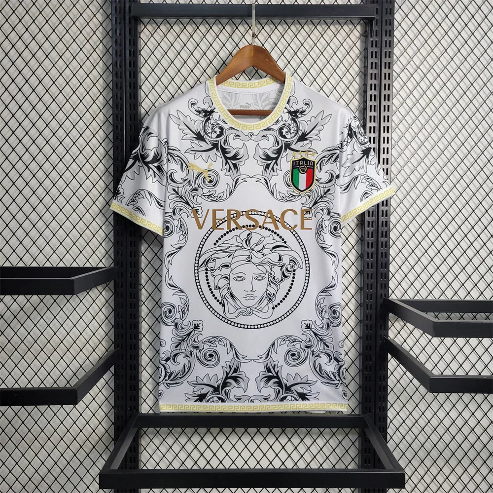ITALY 2023 CONCEPT VERSACE WHITE HOME SHIRT