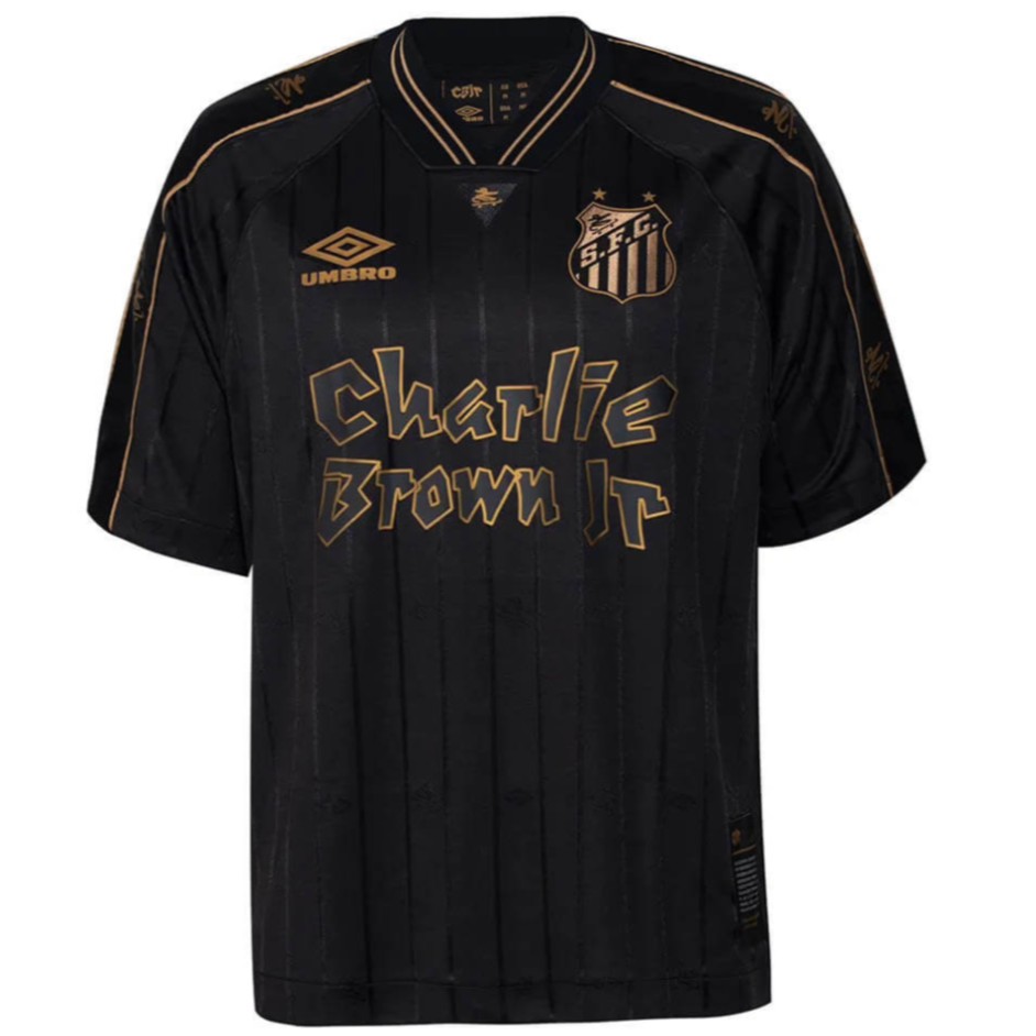 CAMISA-SANTOS0CHARLIE-BROWN-JR-2024-BLACK