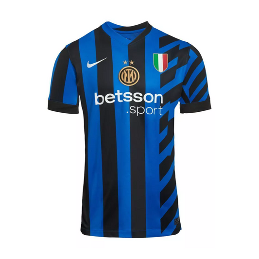 Camisa Inter de Milão I 24/25 - Torcedor - Masculino - Azul e Preta