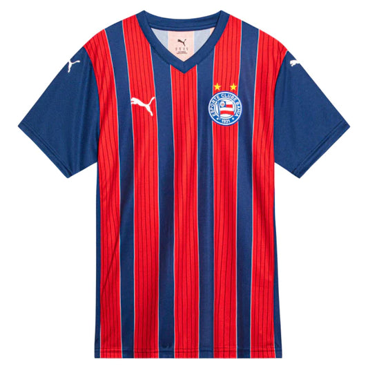Camisa Bahia II 25/26 - Torcedor - Masculino - Vermelha e Azul