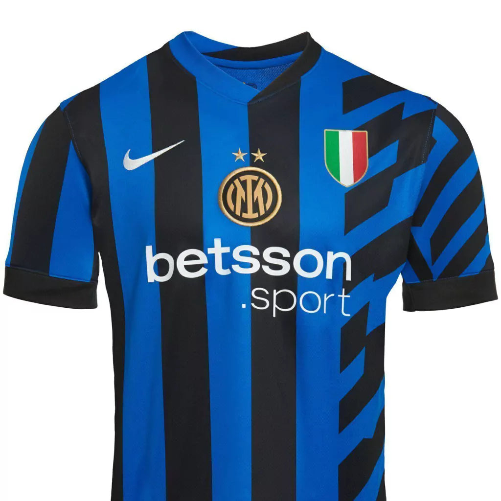 Camisa Inter de Milão I 24/25 - Torcedor - Masculino - Azul e Preta