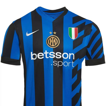 Camisa Inter de Milão I 24/25 - Torcedor - Masculino - Azul e Preta