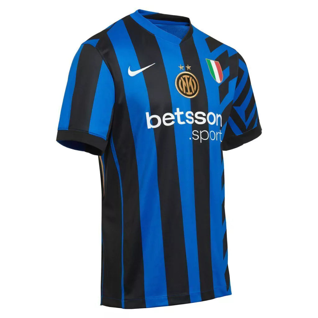 Camisa Inter de Milão I 24/25 - Torcedor - Masculino - Azul e Preta
