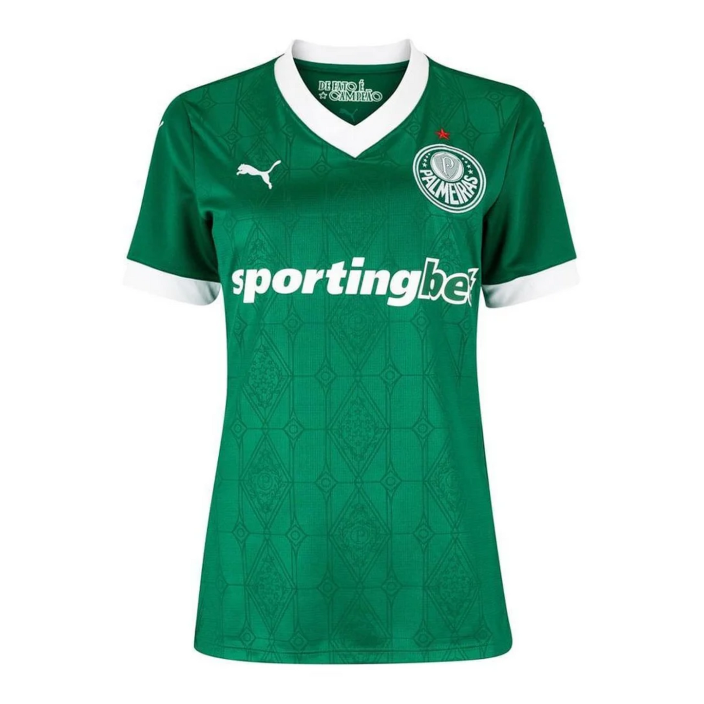 Camisa Feminina Palmeiras I 25/26 - Sem Patrocínio - Torcedor - Masculino - Verde