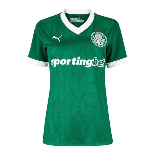 Camisa Feminina Palmeiras I 25/26 - Sem Patrocínio - Torcedor - Masculino - Verde