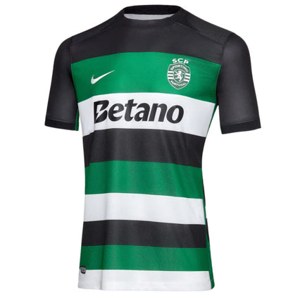Camisa Sporting Lisboa I 24/25 - Torcedor - Masculino - Preto e Verde