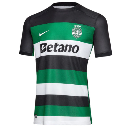 Camisa Sporting Lisboa I 24/25 - Torcedor - Masculino - Preto e Verde