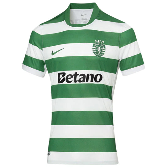 Camisa Sporting Lisboa I 25/26 - Torcedor - Masculino - Preto e Verde